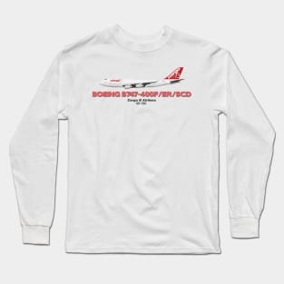 Boeing B747-400F/ER/SCD - Cargo B Airlines Long Sleeve T-Shirt